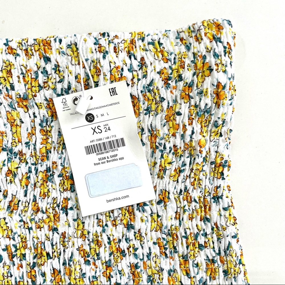 BERSHKA Floral Mini Skirt (Set) - Picture 3 of 4